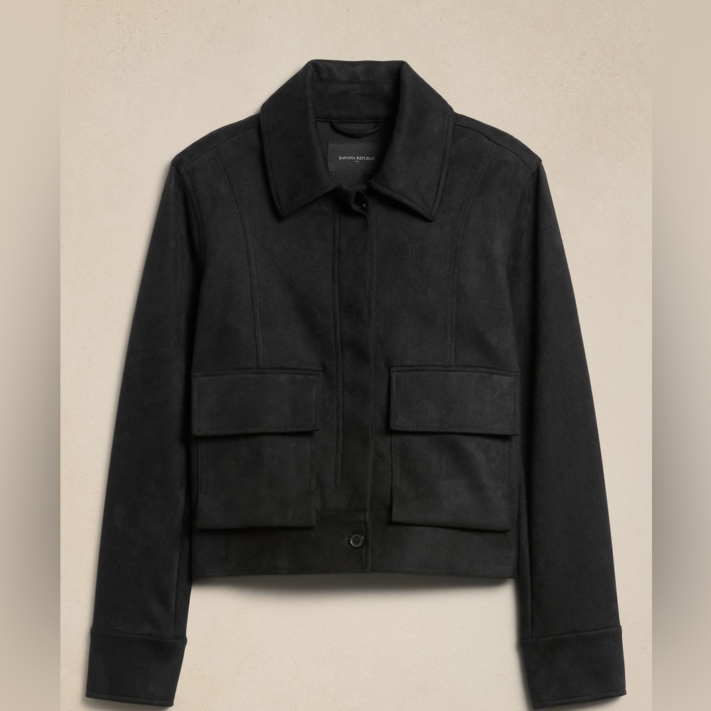 Banana Republic Vegan Suede Jacket - Picture 2 of 7